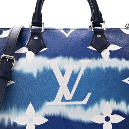 Louis Vuitton Monogram Escale Speedy Bandouliere 30 Blue 7 of 9