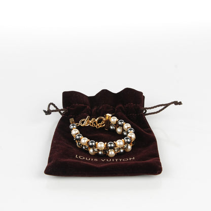 Louis Vuitton Pearl Crystal Cry Me A River Bracelet 7 of 7