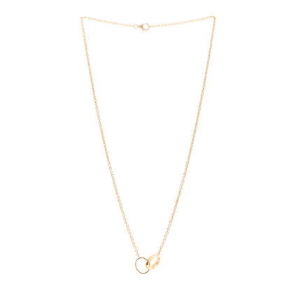 Cartier 18K Yellow Gold Interlocking LOVE Necklace 3 of 5
