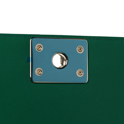 Chanel Lambskin Quilted Medium Boy Flap Green 9 of 11