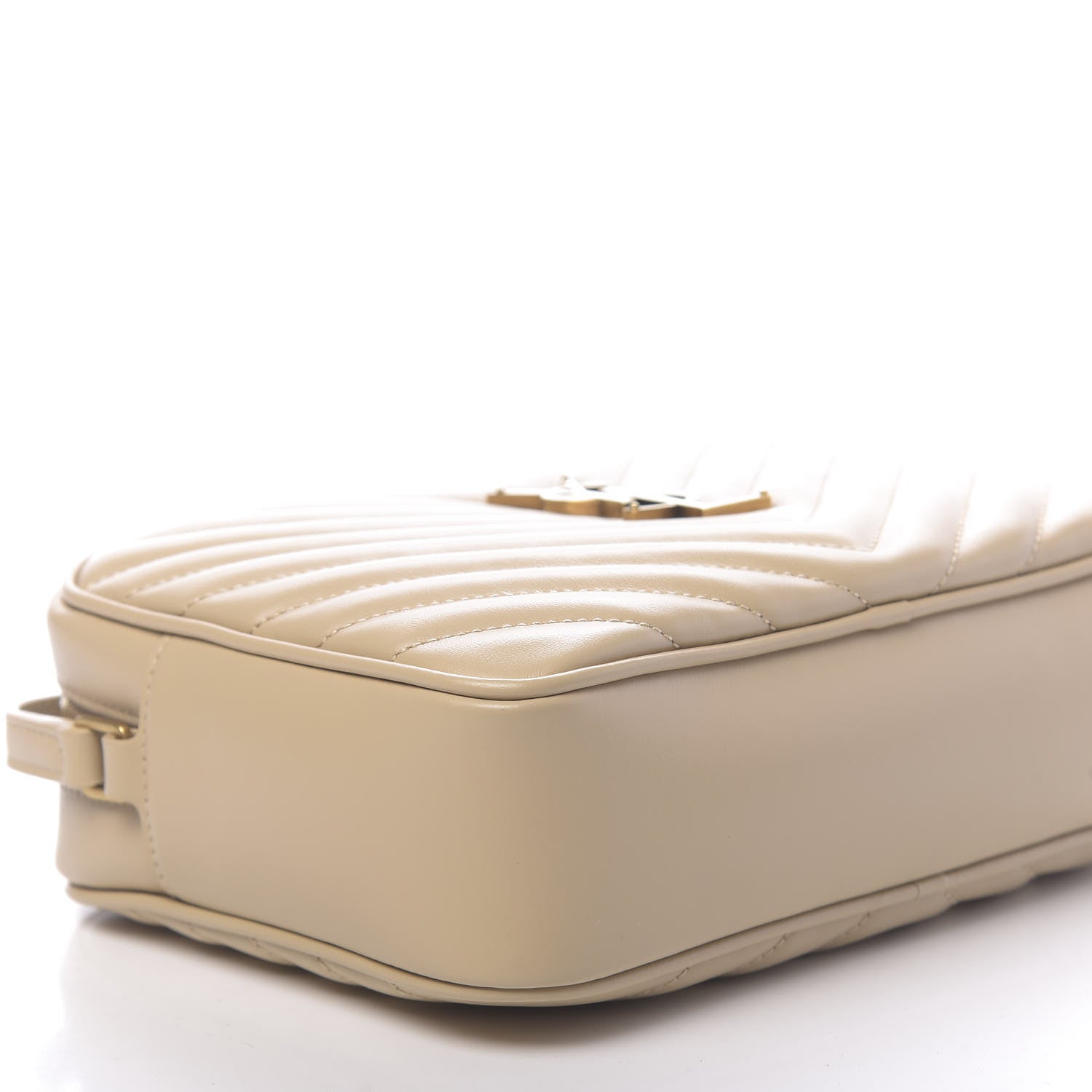 Saint Laurent Calfskin Matelasse Monogram Lou Camera Bag Nude Powder 8 of 10
