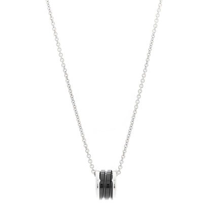 Bulgari Sterling Silver Ceramic Save The Children Pendant Necklace 1 of 5
