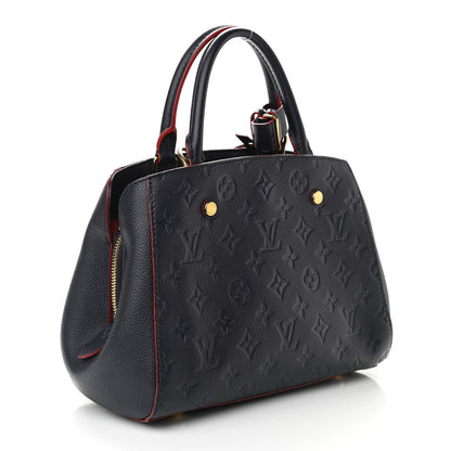 Louis Vuitton Empreinte Montaigne BB Marine Rouge 3 of 9