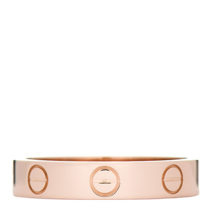 Cartier 18K Pink Gold 3.5mm LOVE Wedding Band Ring 51 5.75 1 of 3