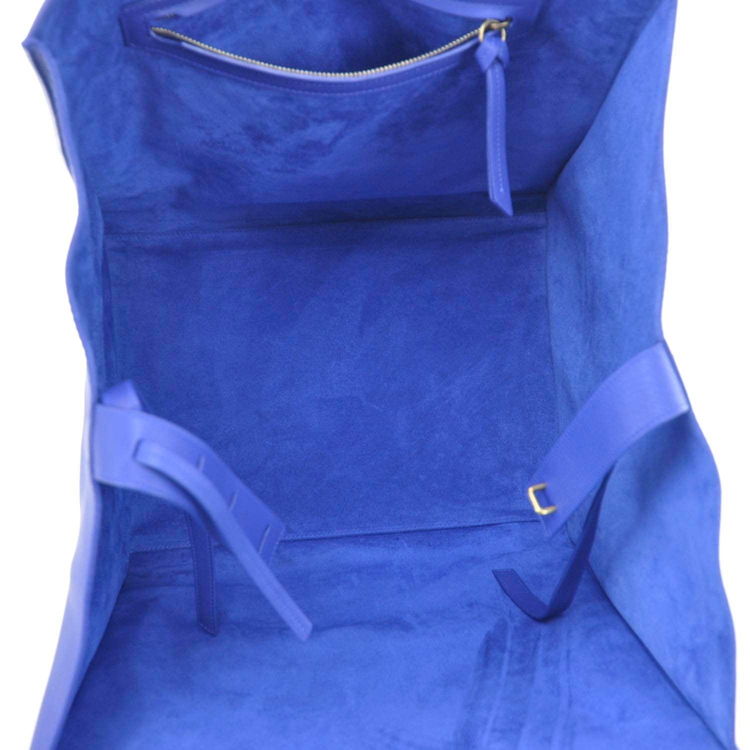 Celine Smooth Calfskin Large Phantom Luggage Royal Blue 7 of 9