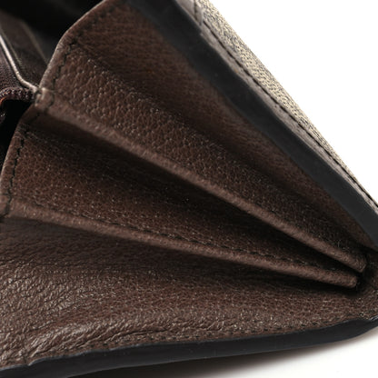 Gucci GG Supreme Monogram Web Ophidia Continental Wallet Brown 10 of 10