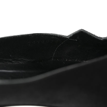 Hermes Suede Goatskin Crystal Roxane Mules 40 Gris Argente Black 9 of 9