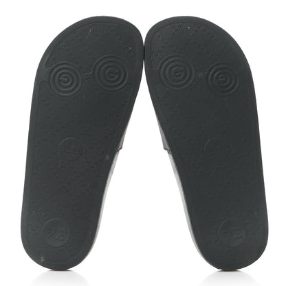 Gucci Rubber Womens Logo Slide Sandals 37 Black 5 of 10