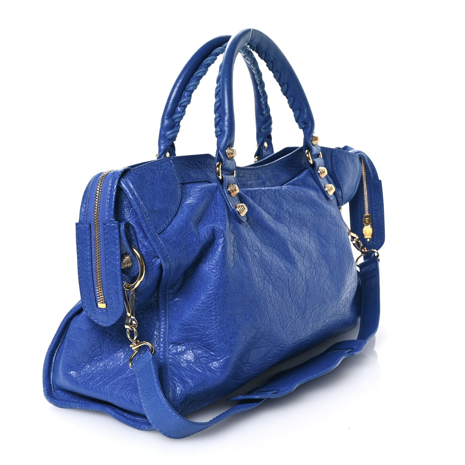 Balenciaga Agneau Giant 12 Gold Hardware City Bleu Lazuli 3 of 12