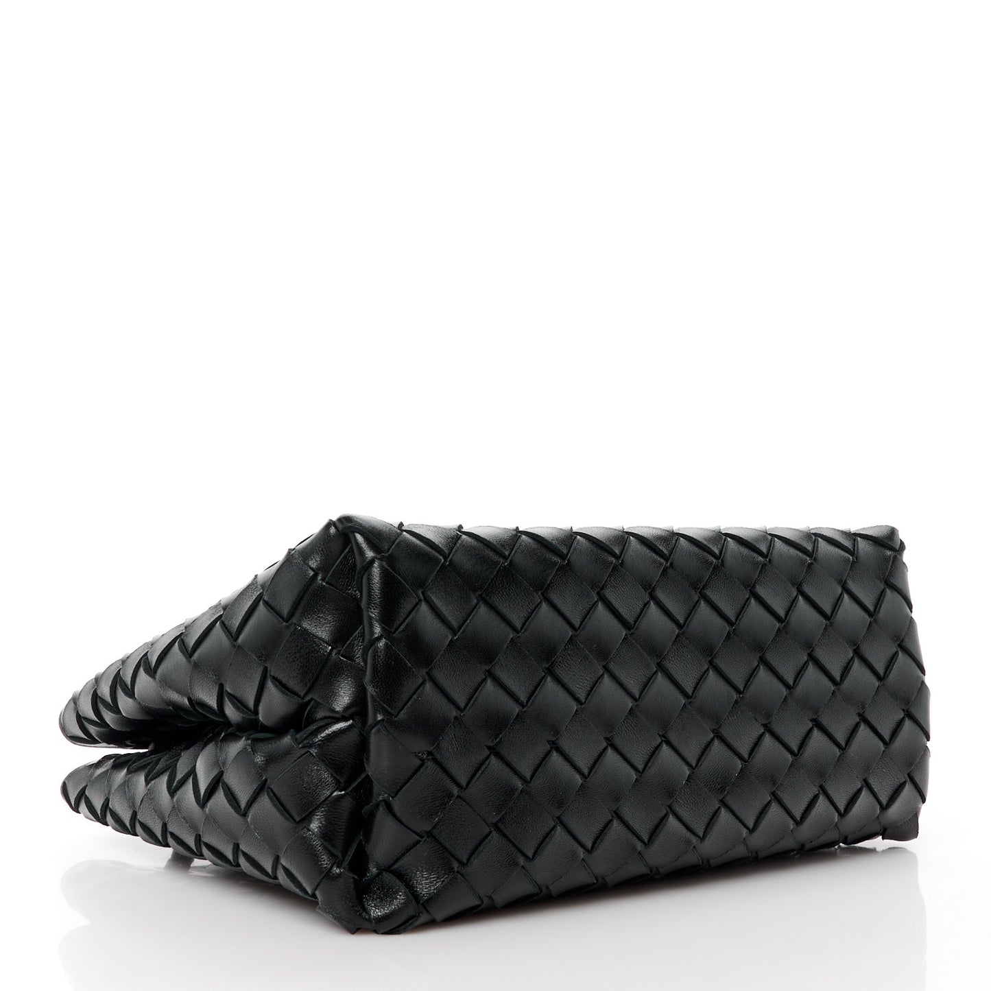 Nappa Intrecciato Small Andiamo Shoulder Bag Black
