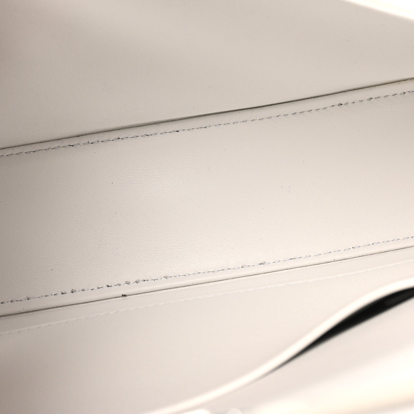 Shiny Calfskin Medium Lola Bag Blanc De Blanc