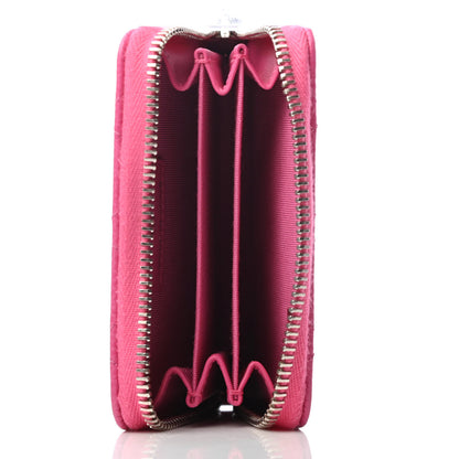 Chanel Caviar Quilted Zip Coin Purse Pink 5 of 10