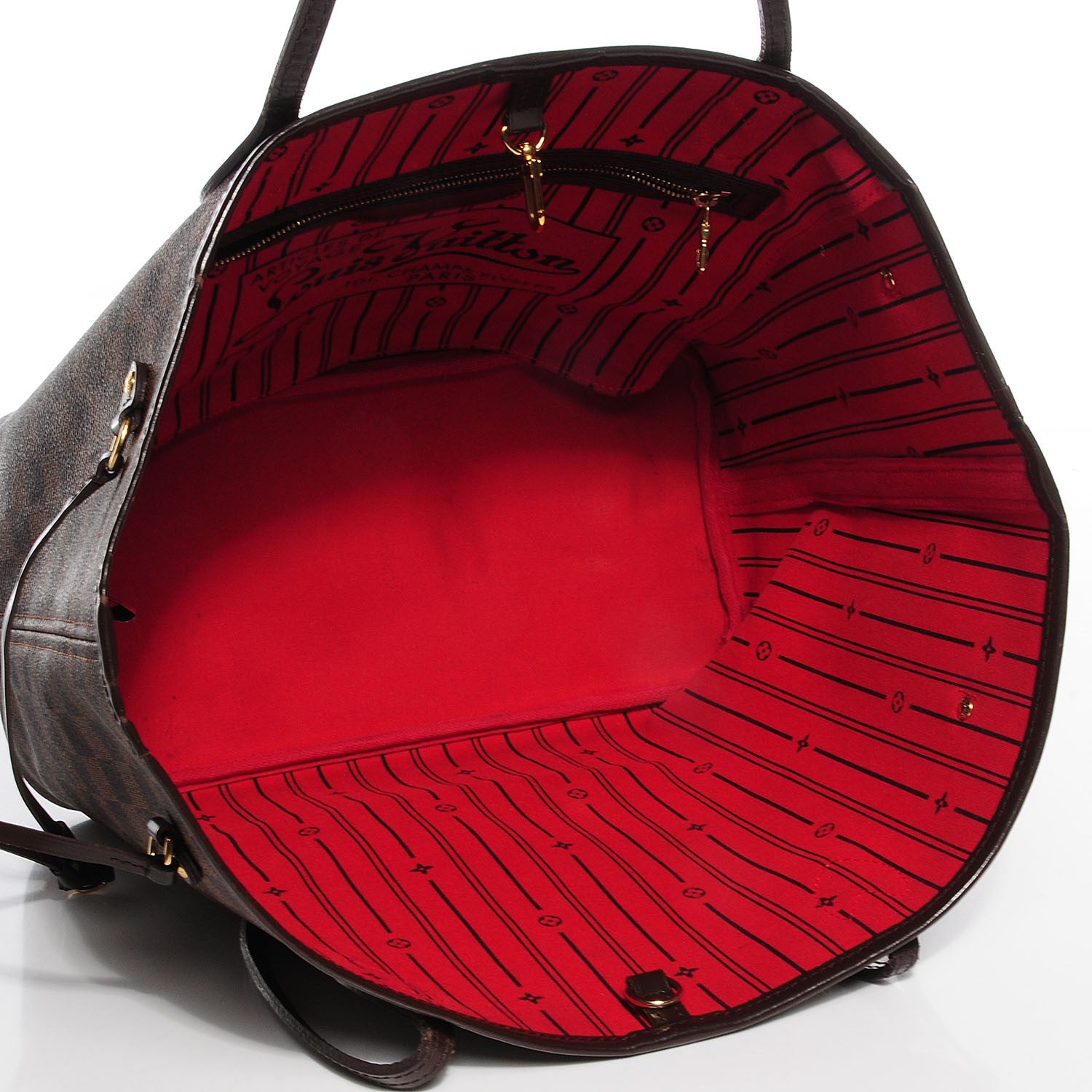 Louis Vuitton Damier Ebene Neverfull MM 5 of 9