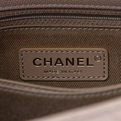 Chanel Caviar Lizard Embossed Quilted Mini Coco Handle Flap Beige 6 of 9
