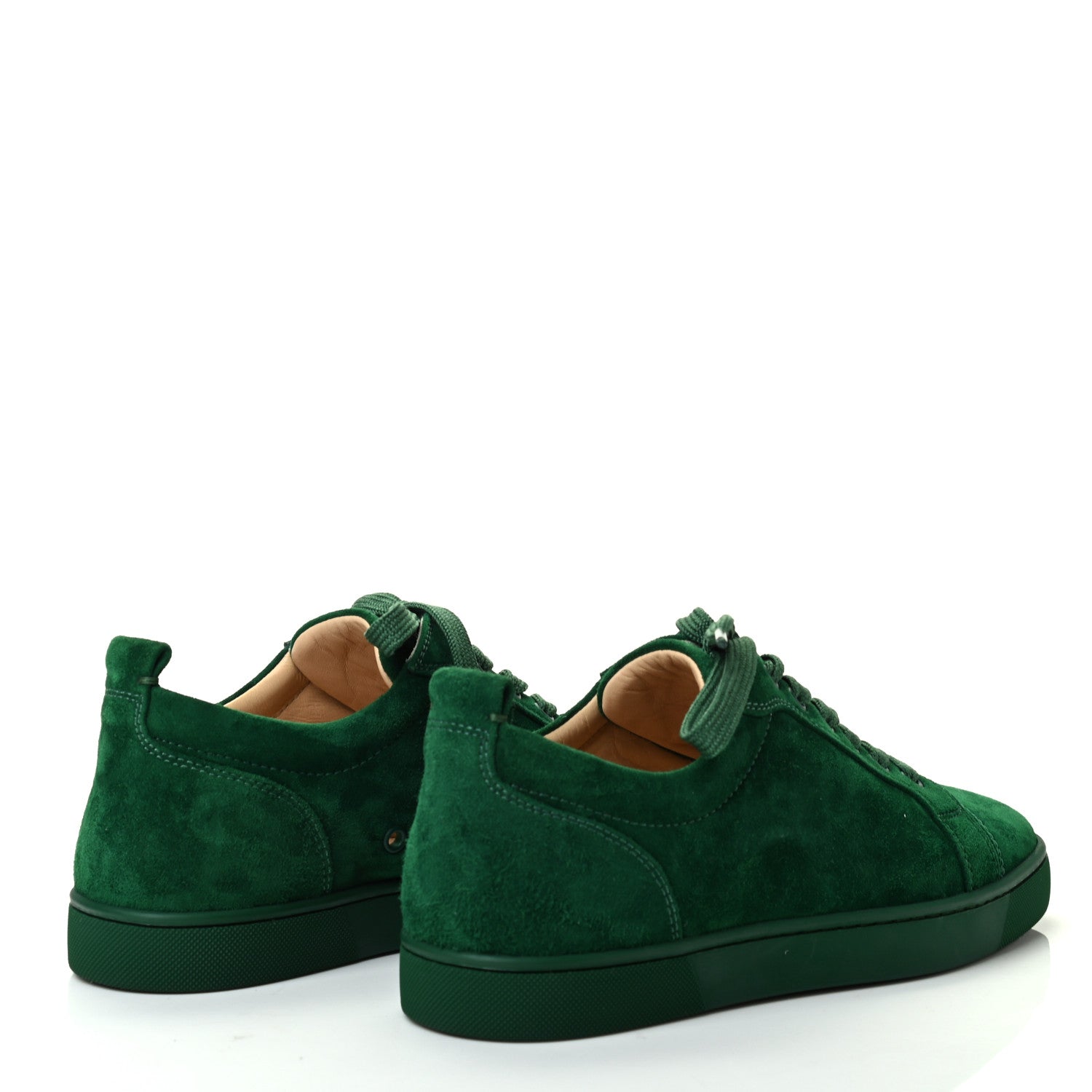 Christian Louboutin Suede Louis Junior Flat Sneakers 41 Green 4 of 8