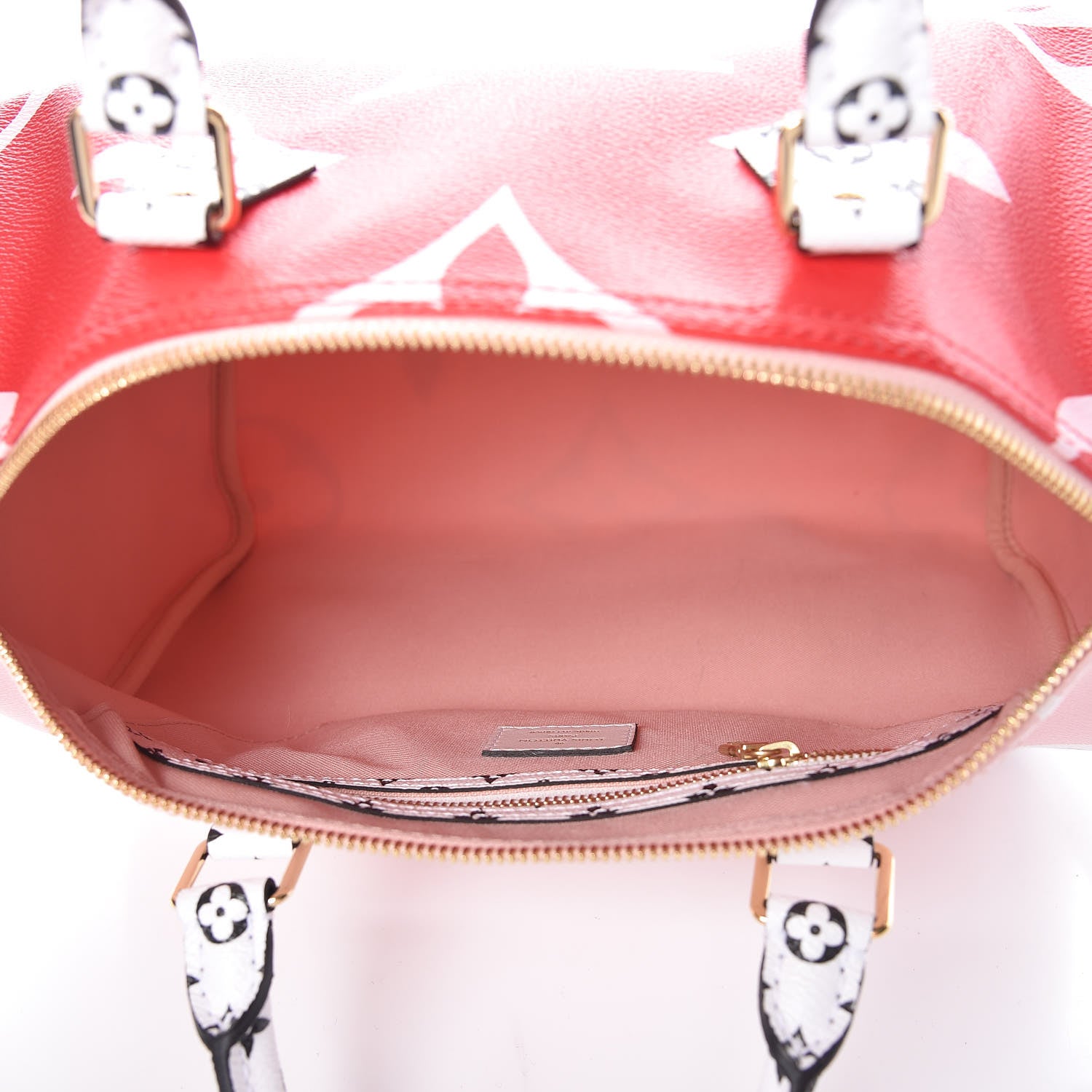Louis Vuitton Monogram Giant Speedy Bandouliere 30 Rouge 6 of 9