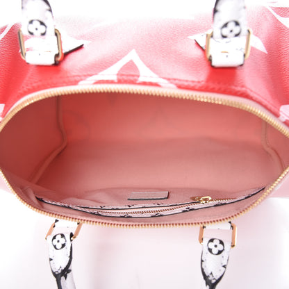 Louis Vuitton Monogram Giant Speedy Bandouliere 30 Rouge 6 of 9