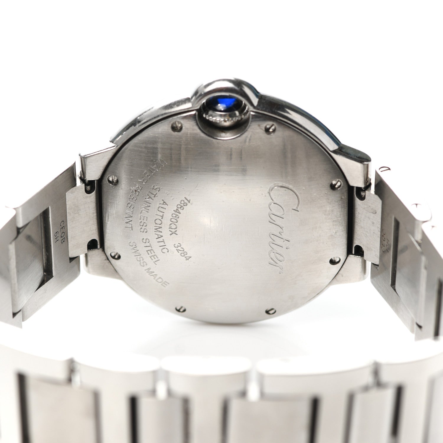 Cartier Stainless Steel 36mm Ballon Bleu De Cartier Automatic Watch 4 of 5