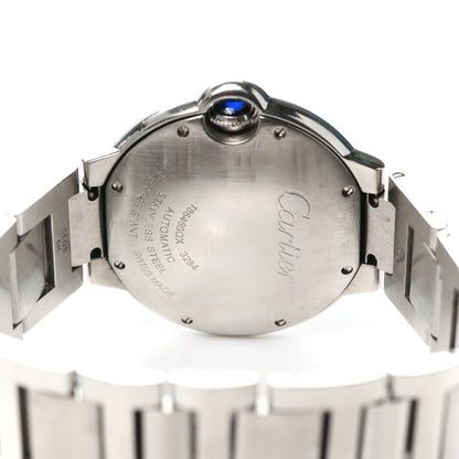 Cartier Stainless Steel 36mm Ballon Bleu De Cartier Automatic Watch 4 of 5