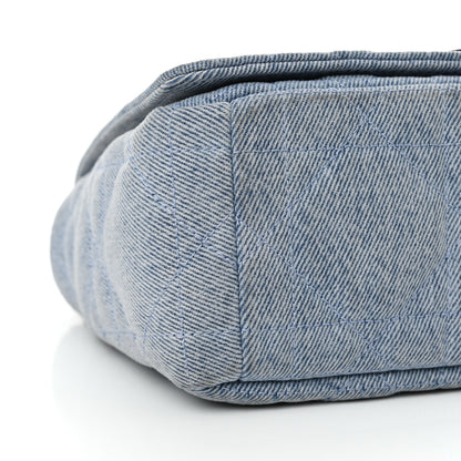 Christian Dior Denim Macrocannage Medium Caro Bag Blue 9 of 11