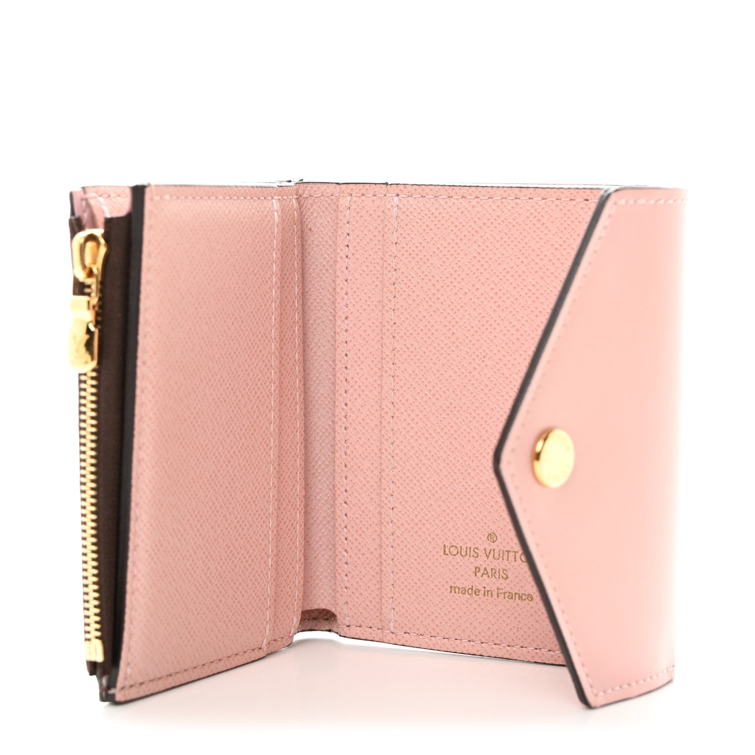 Louis Vuitton Monogram Zoe Wallet Rose Ballerine 5 of 8