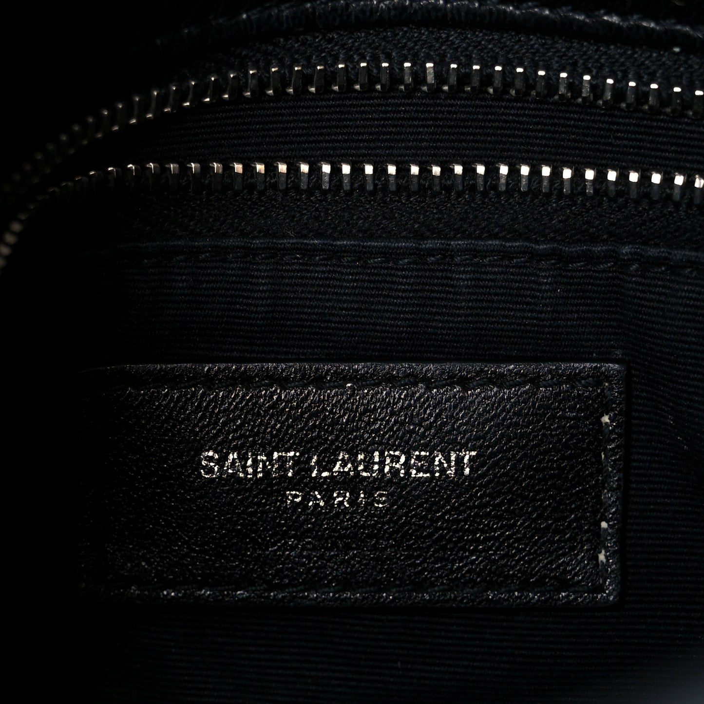 Lambskin Quilted Toy Loulou Puffer Monogram Chain Satchel Black