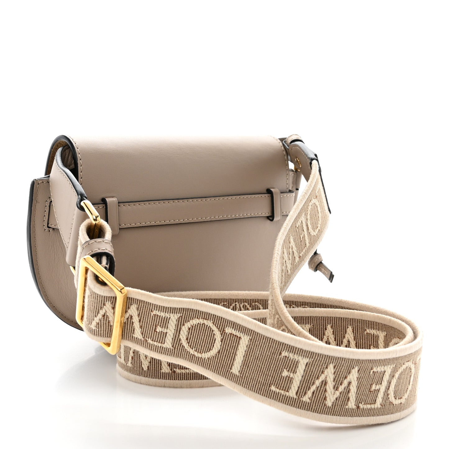 Calfskin Jacquard Mini Gate Dual Bag Sand