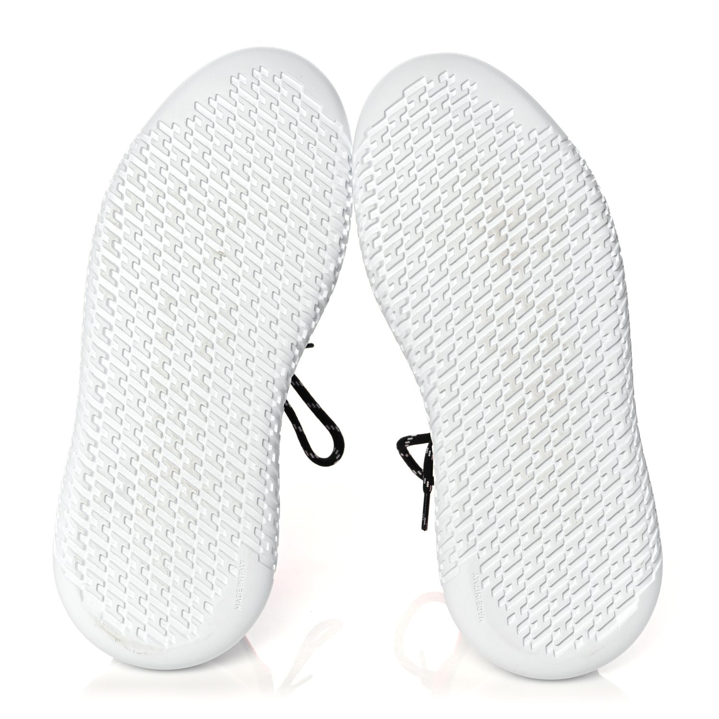 Technical Canvas Calfskin Womens Duel Sneakers 36 White Black