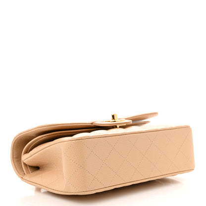 Chanel Caviar Quilted Small Double Flap Beige 4 of 12
