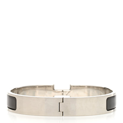 Hermes Matte Enamel Narrow Clic Clac HH Bracelet T5 Etain 3 of 5