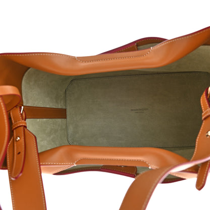 Alexander McQueen Calfskin Small The Bow Bag Tan 6 of 9