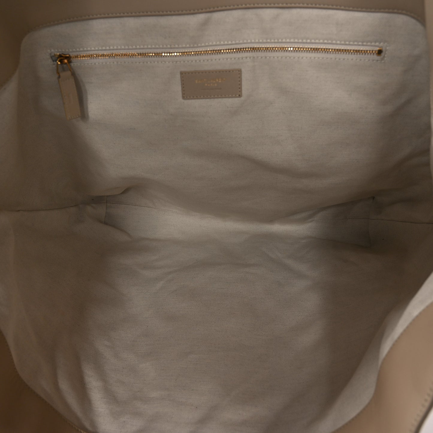 Nubuck Suede Quilted Maxi Icare Shopping Tote Beige