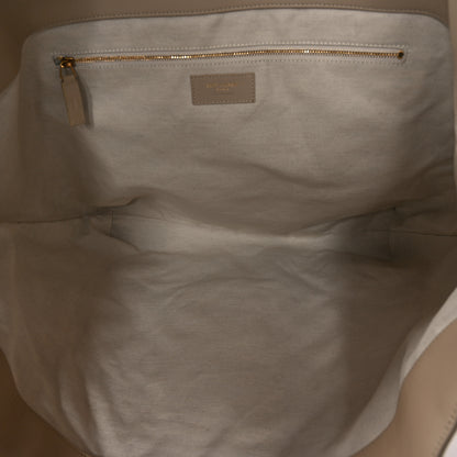 Saint Laurent Nubuck Suede Quilted Maxi Icare Shopping Tote Beige 6 of 13
