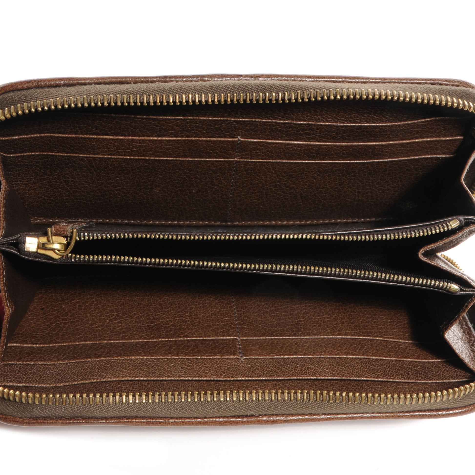 Bottega Veneta Cervo Tartan Zip Around Wallet 5 of 7