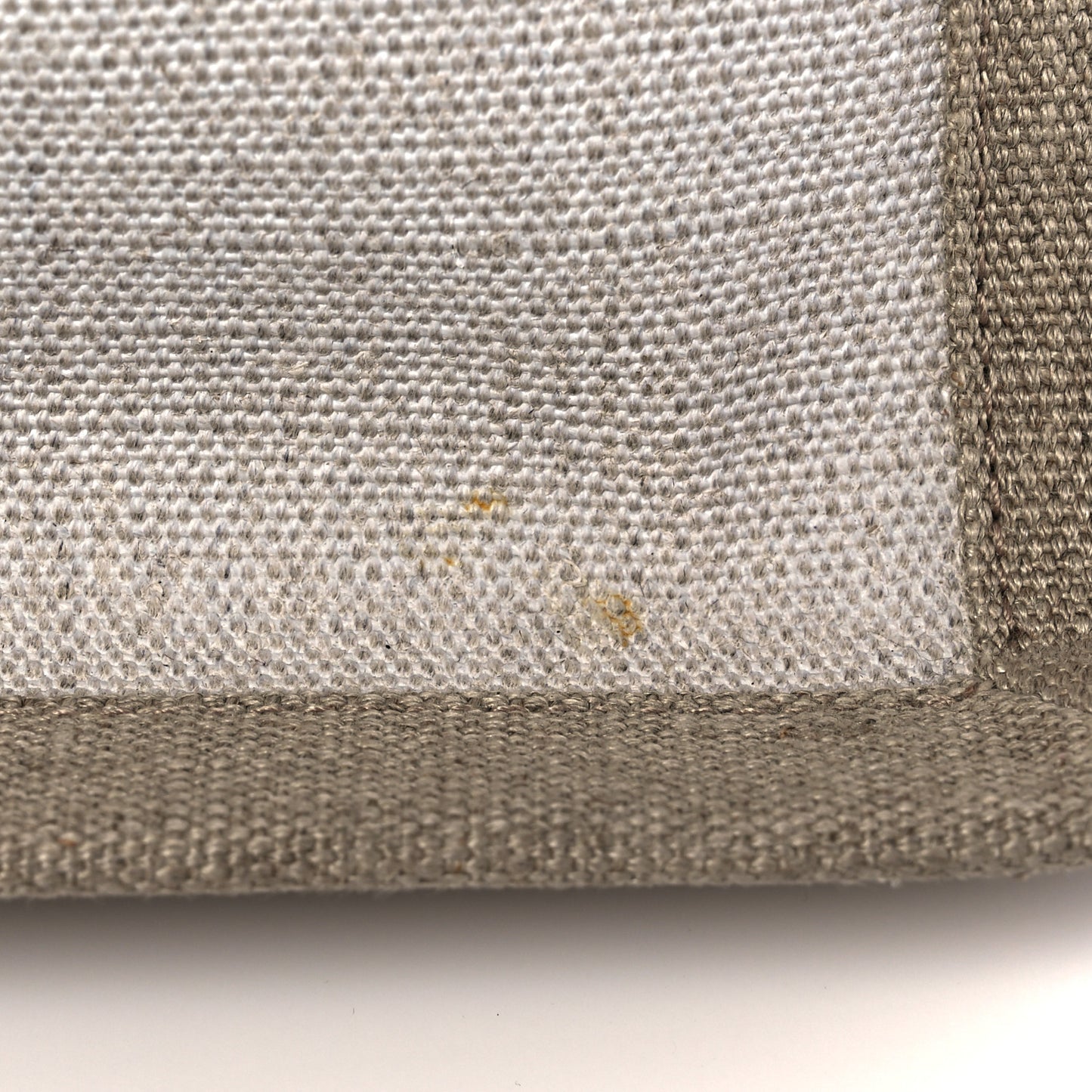 Linen Calfskin Rive Gauche Tote Optic White