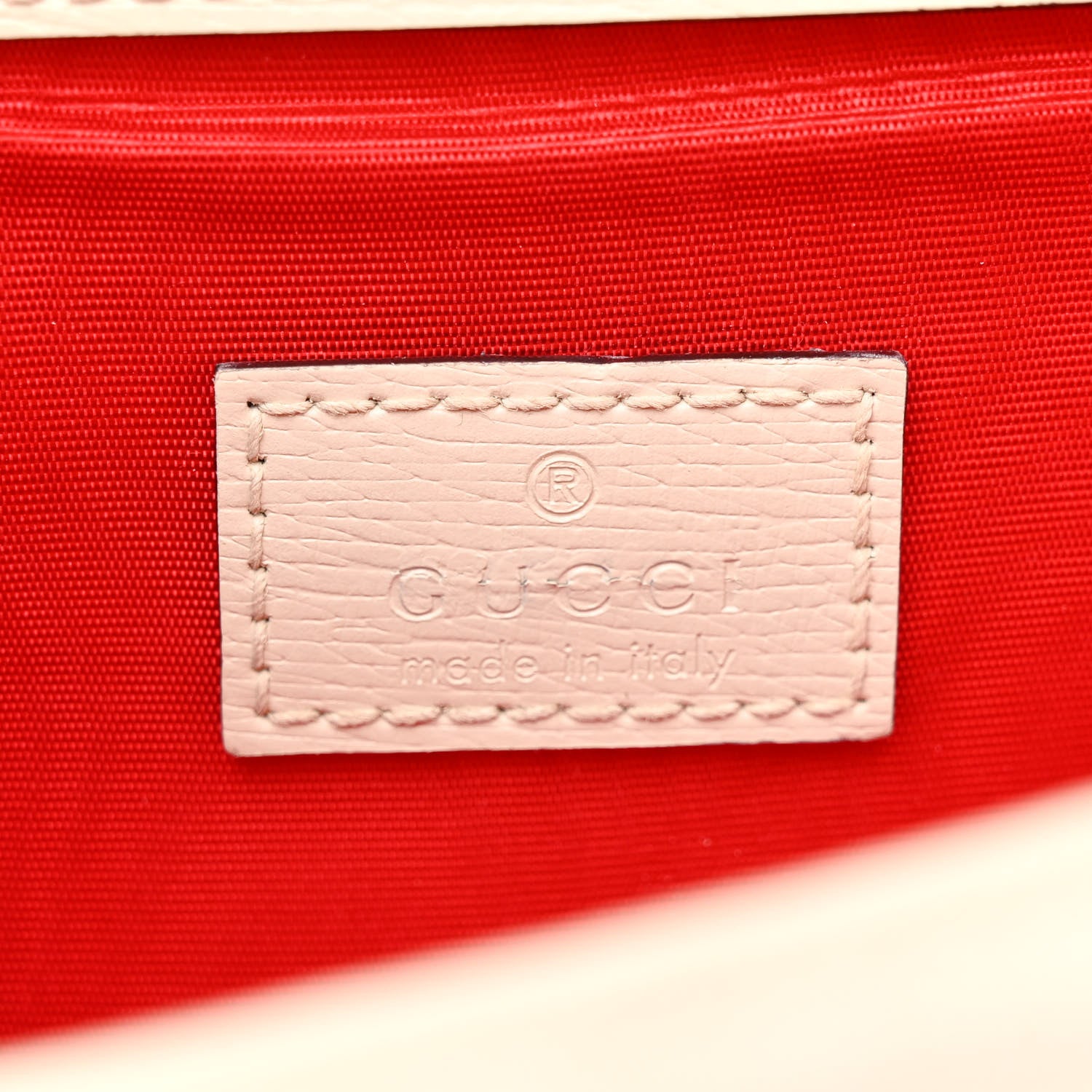 Gucci Textured Calfskin Lunar New Year Small Dionysus Shoulder Bag Mystic White Red 6 of 12