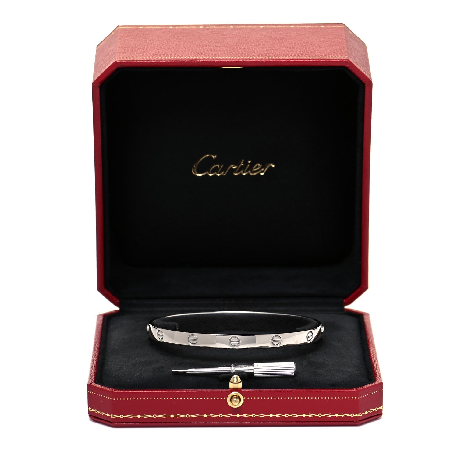 Cartier 18K White Gold LOVE Bracelet 21 6 of 6