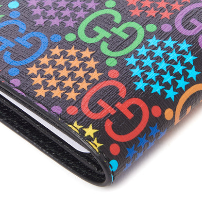 Gucci GG Supreme Monogram Psychedelic Bi-Fold Wallet Black Multicolor 5 of 8
