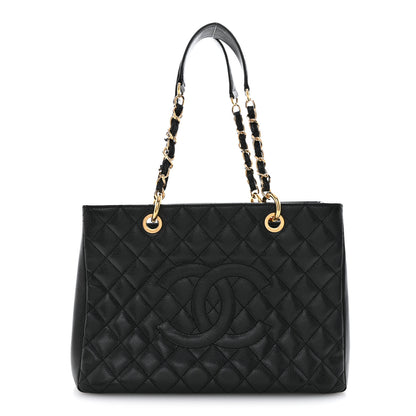 Chanel Caviar Quilted Grand Shopping Tote GST Black 1 of 13