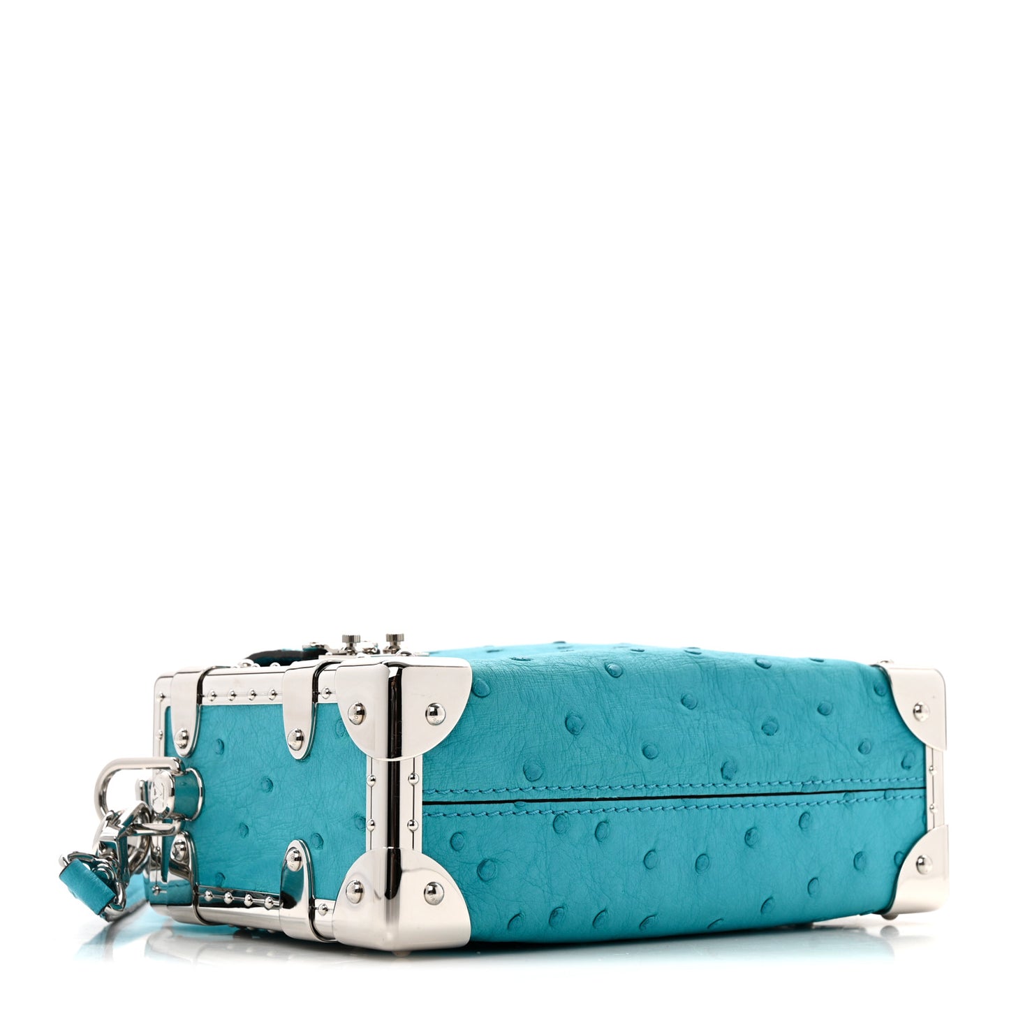 Ostrich Side Trunk PM Candy Blue