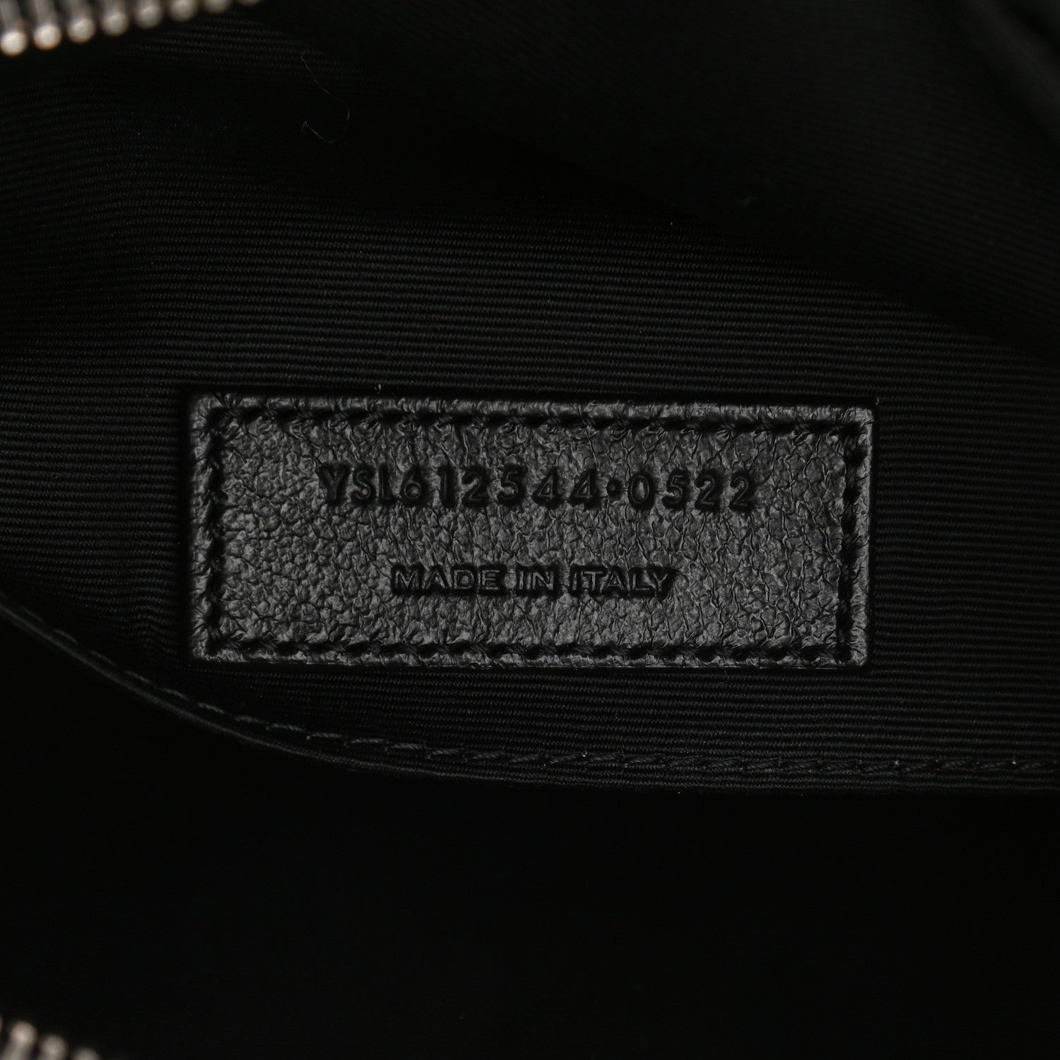 Saint Laurent Calfskin Matelasse Monogram Lou Camera Bag Black 7 of 10