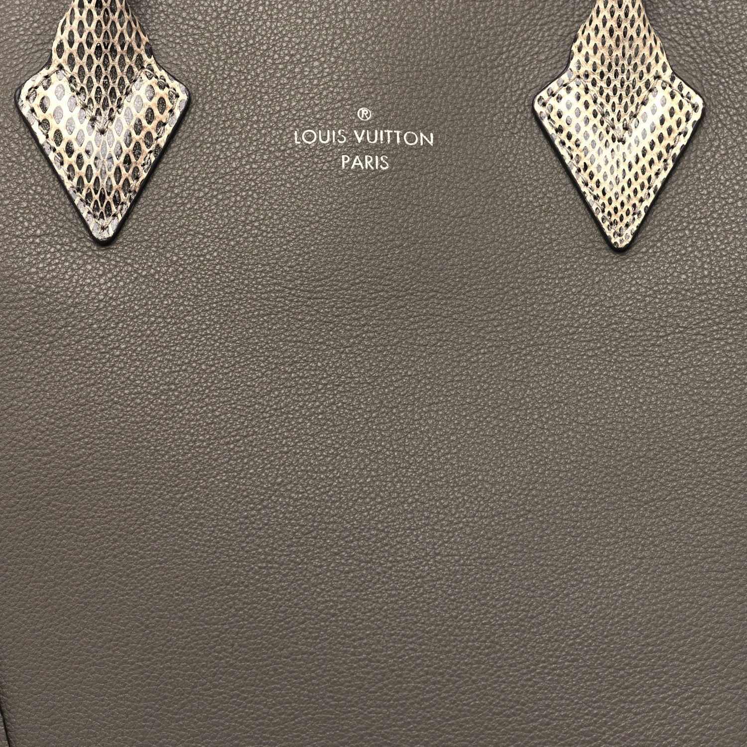 Louis Vuitton Veau Cachemire Ayers Soft Lockit MM Grey 8 of 13