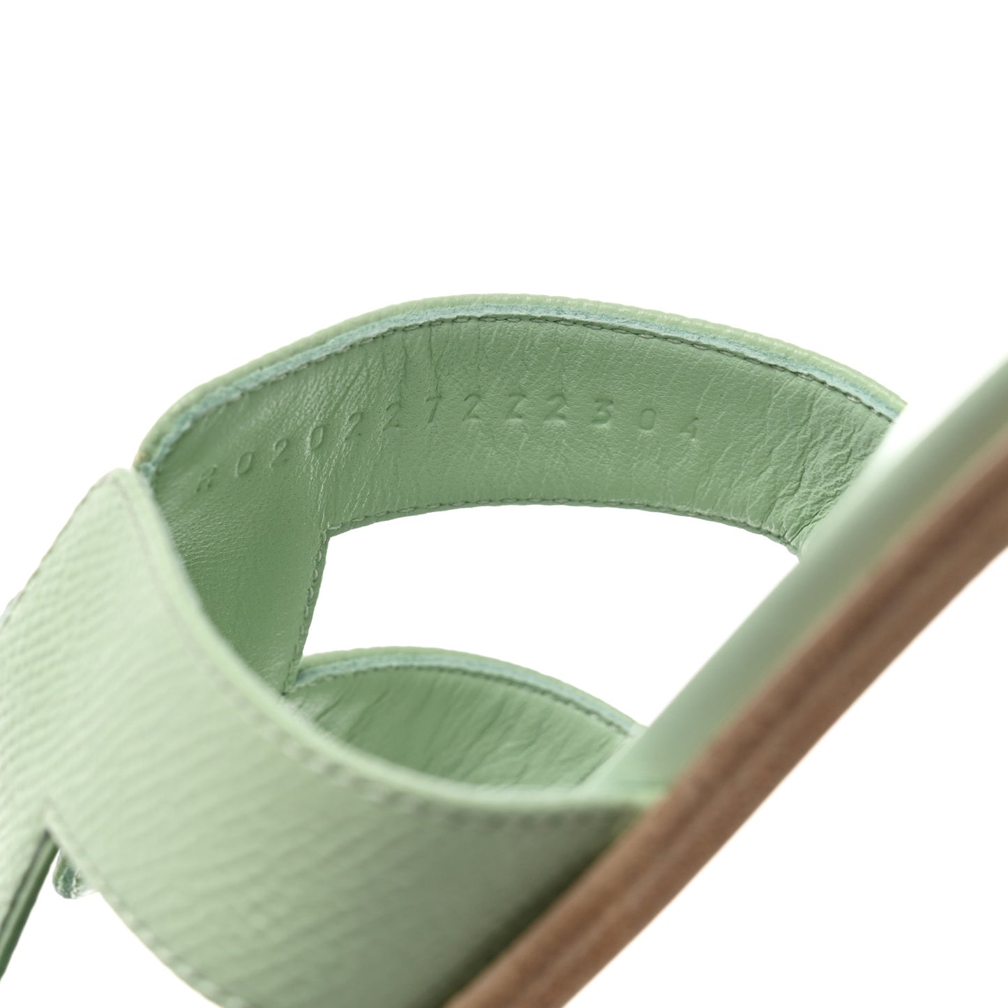 Epsom Oran Sandals 38.5 Vert Jade