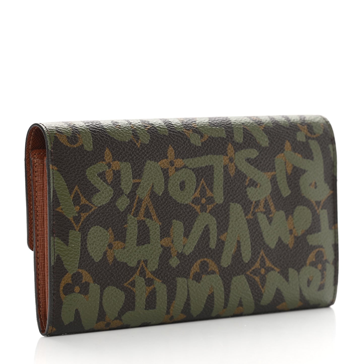 Monogram Graffiti Porte-Monnaie Wallet Kaki