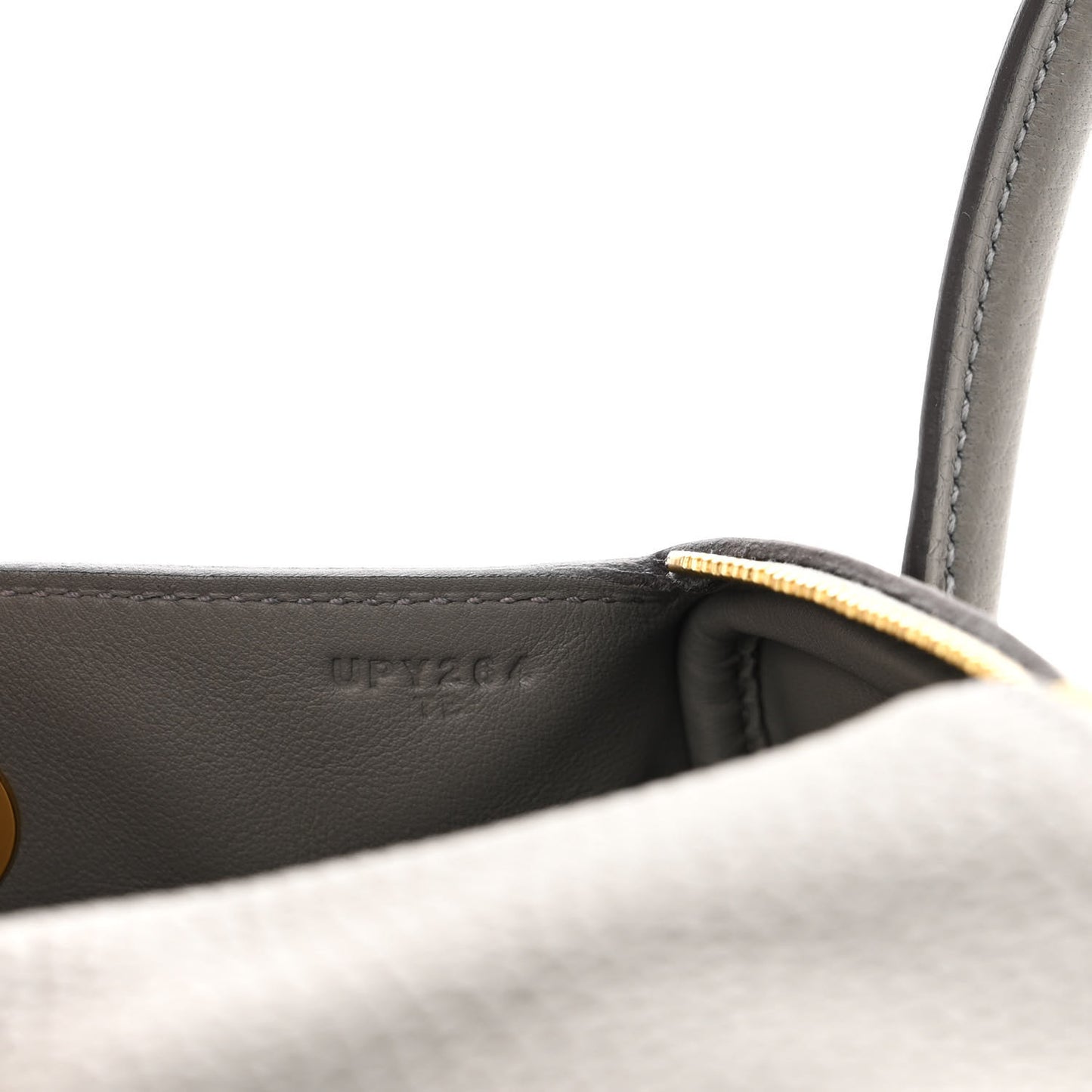 Taurillon Clemence Mini Lindy 20 Gris Meyer