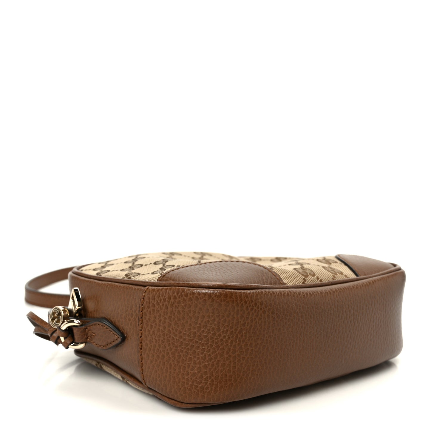 Monogram Mini Bree Messenger Bag Beige Tabacco