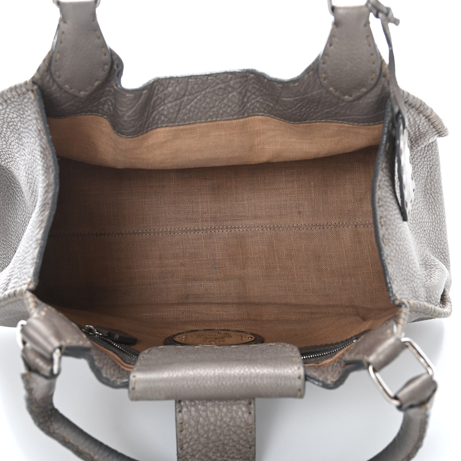 Fendi Cuoio Romano Selleria Sporty Peltro 4 of 4