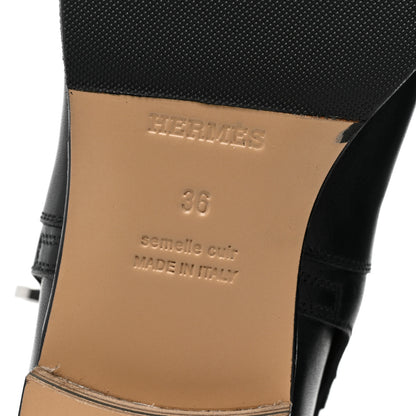 Hermes Calfskin Neo Low Boots 36 Black 6 of 9