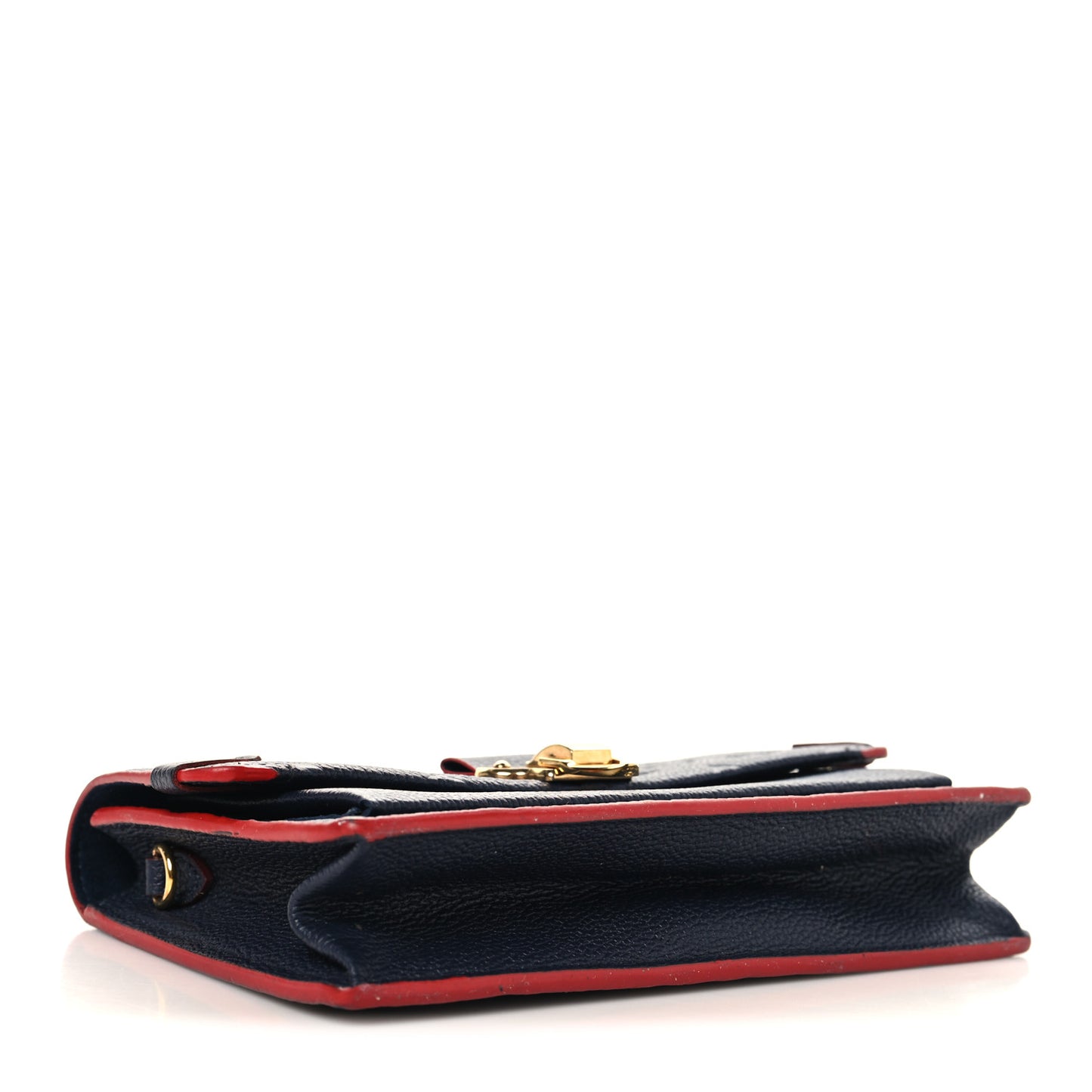 Empreinte Vavin Chain Wallet Marine Rouge