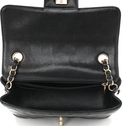 Chanel Caviar Quilted Mini Rectangular Flap Black 5 of 9